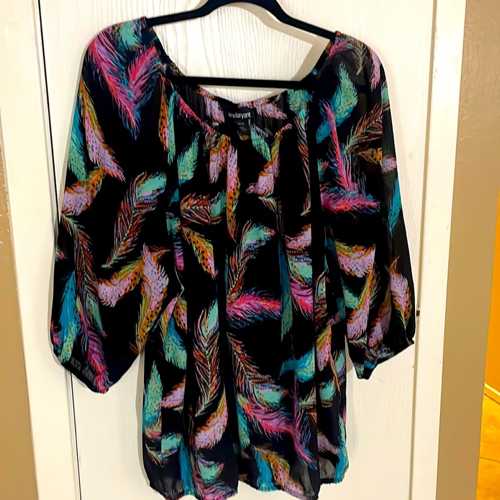 Lane Bryant feather top 14/16